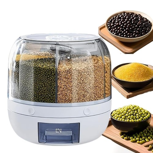 Rotating grain storage bin - grain,